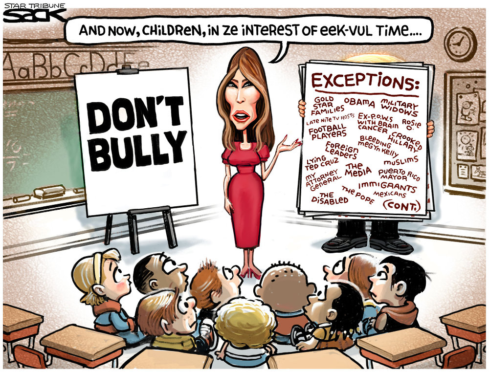trump: only trump may bully